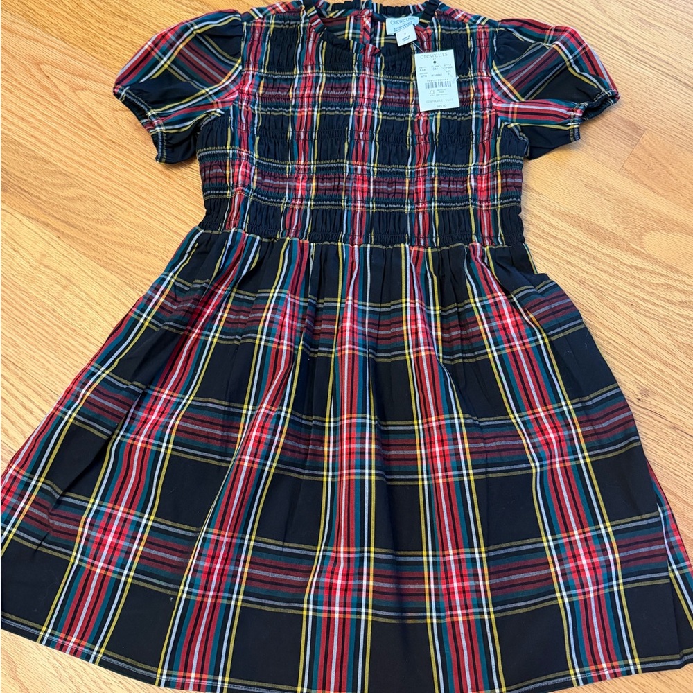 Crewcuts Plaid Dress - Red, Blue, Yellow
